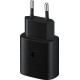 Samsung Φορτιστής με Θύρα USB-C και Καλώδιο USB-C - USB-C 25W Power Delivery Μαύρος (EP-TA800X Bulk)