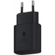 Samsung Φορτιστής με Θύρα USB-C και Καλώδιο USB-C - USB-C 25W Power Delivery Μαύρος (EP-TA800X Bulk)