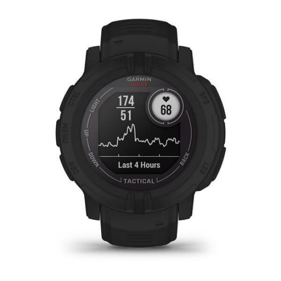 Garmin Instinct 2 Solar Tactical Edition 45mm Αδιάβροχο Smartwatch με Παλμογράφο (Black) Garmin Instinct 2 Solar Tactical Edition 45mm Αδιάβροχο Smartwatch με Παλμογράφο (Black)