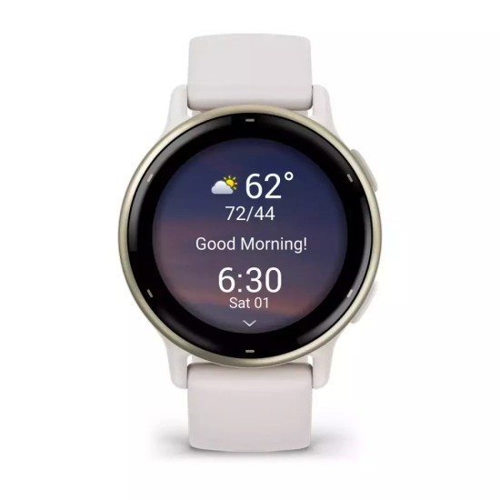 Garmin Vivoactive 5 Aluminium 42mm Αδιάβροχο Smartwatch με Παλμογράφο (Ivory) Garmin Vivoactive 5 Aluminium 42mm Αδιάβροχο Smartwatch με Παλμογράφο (Ivory)