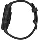Garmin Venu 3 Stainless Steel 45mm Αδιάβροχο Smartwatch με Παλμογράφο (Slate Bezel With Black Silicone Band)