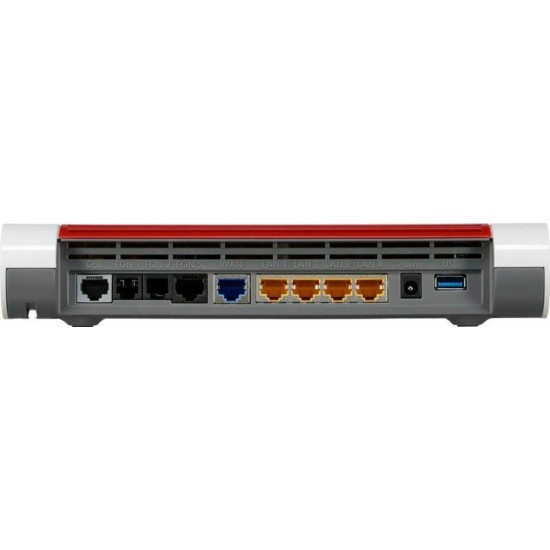 AVM FRITZ!Box 7590 AX v1 Ασύρματο VDSL2 Modem Router Wi‑Fi 6 με 4 Θύρες Gigabit AVM FRITZ!Box 7590 AX v1 Ασύρματο VDSL2 Modem Router Wi‑Fi 6 με 4 Θύρες Gigabit