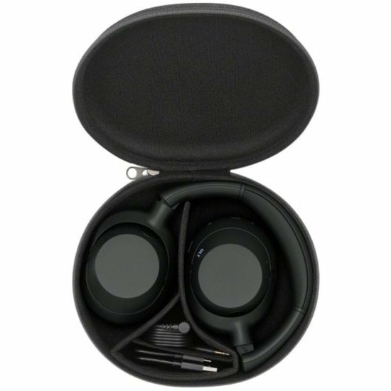 Sony ULT WEAR Ασύρματα / Ενσύρματα Over Ear Ακουστικά με 30 ώρες Λειτουργίας και Quick Charge Μαύρα