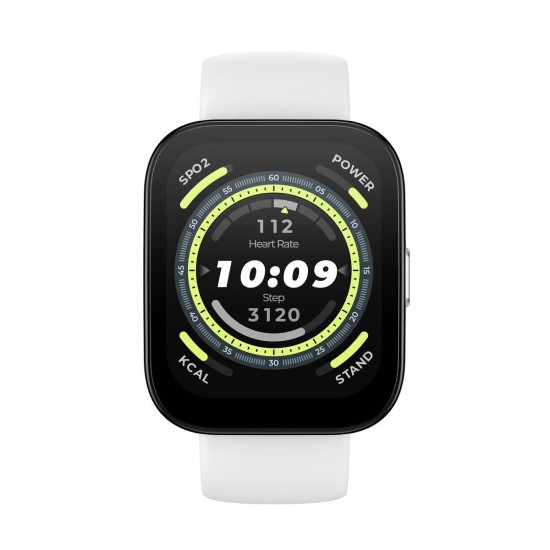 Amazfit Bip 5 46mm Smartwatch με Παλμογράφο (Cream White)