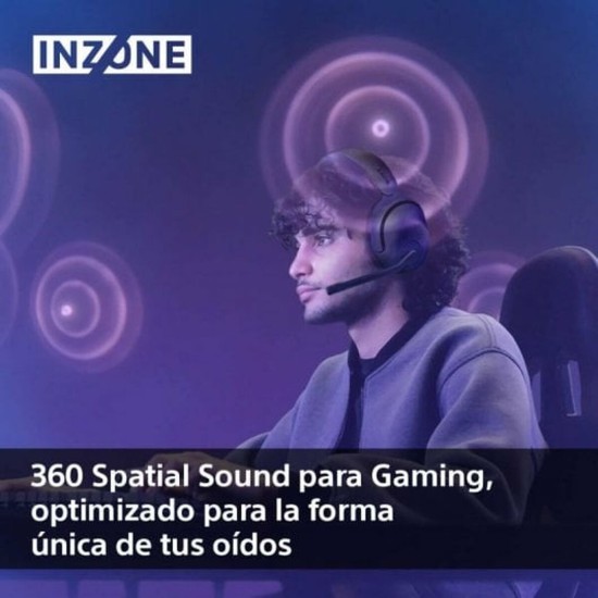 Sony Inzone H5 Ασύρματο Over Ear Gaming Headset με σύνδεση 3.5mm / USB