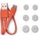 JBL Live Buds 3 Bluetooth Handsfree Ακουστικά με Αντοχή στον Ιδρώτα και Θήκη Φόρτισης Ασημί