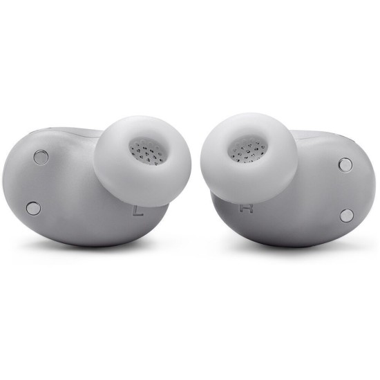 JBL Live Buds 3 Bluetooth Handsfree Ακουστικά με Αντοχή στον Ιδρώτα και Θήκη Φόρτισης Ασημί