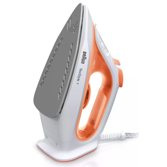 Braun Texstyle 1 Si SI1009OR Σίδερο Ατμού 1900W με Κεραμική Πλάκα και Συνεχόμενη Παροχή Ατμού 25gr/min