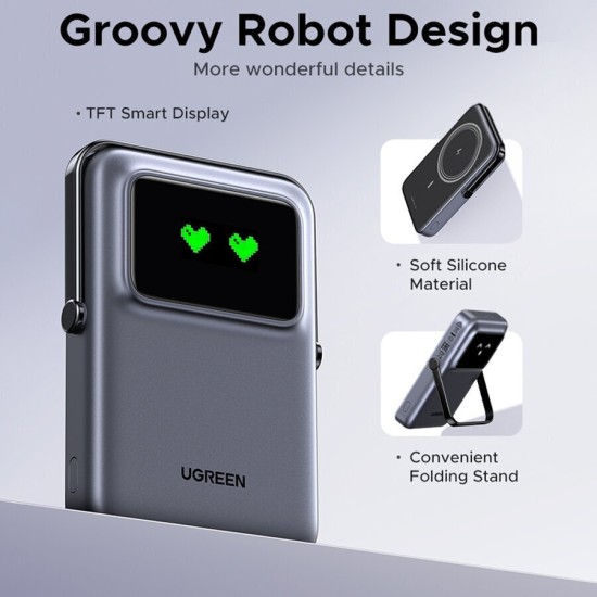 Ugreen PB572 MagSafe Power Bank 10000mAh 20W Power Delivery Γκρι
