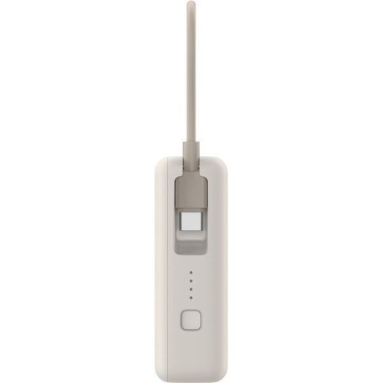 Xiaomi Power Bank 10000mAh 33W με Θύρα USB-A και Θύρα USB-C Μπεζ