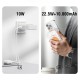 4Smarts Hybrid Charger 6-in-1 Power Bank 10000mAh 22.5W με Θύρα USB-A και Θύρα USB-C Power Delivery / Quick Charge 3.0 Λευκό
