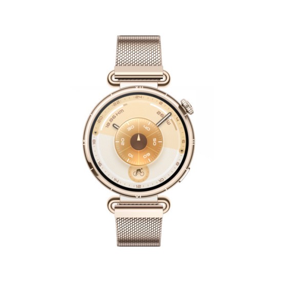 Huawei Watch GT 6 Stainless Steel 41mm Αδιάβροχο με Παλμογράφο (Gold Milanese)