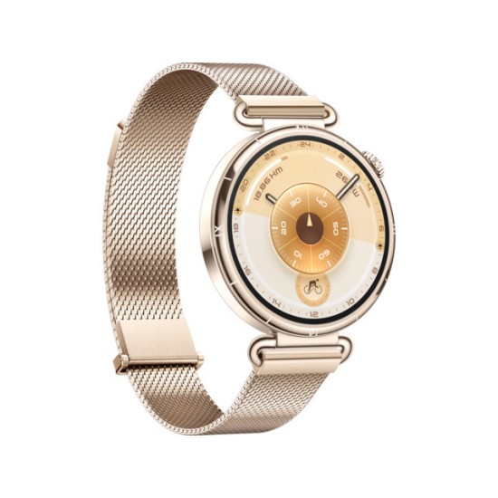 Huawei Watch GT 6 Stainless Steel 41mm Αδιάβροχο με Παλμογράφο (Gold Milanese)
