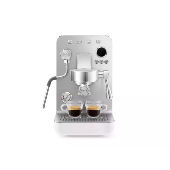 Smeg Μηχανή Espresso 1700W Πίεσης 15bar για Cappuccino EMC02WHMEU