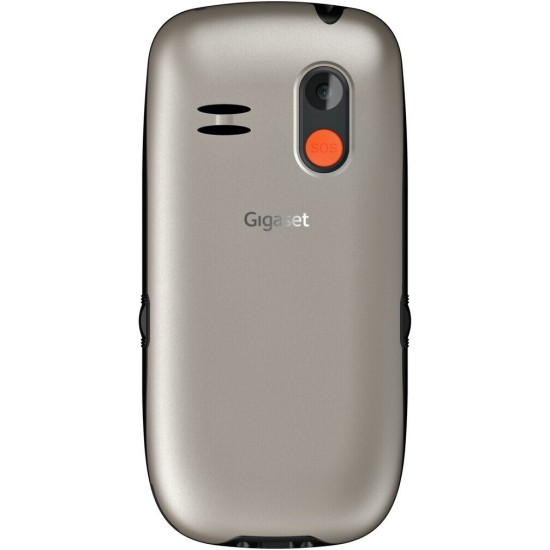 Gigaset GL395 Dual SIM Κινητό με Μεγάλα Κουμπιά Ασημί