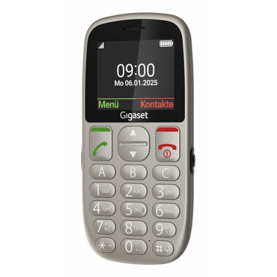 Gigaset GL395 Dual SIM Κινητό με Μεγάλα Κουμπιά Ασημί