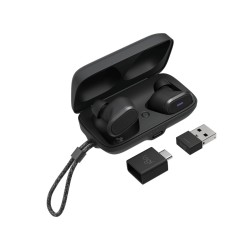 Logitech Earbuds Zone True Wireless Bluetooth Handsfree Ακουστικά με Αντοχή στον Ιδρώτα και Θήκη Φόρτισης Graphite