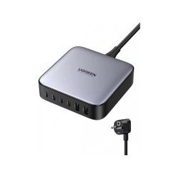 Ugreen Βάση Φόρτισης με 2 Θύρες USB-A και 4 Θύρες USB-C 200W Power Delivery / Quick Charge 2.0 σε Μαύρο χρώμα (Nexode GaN CD271)