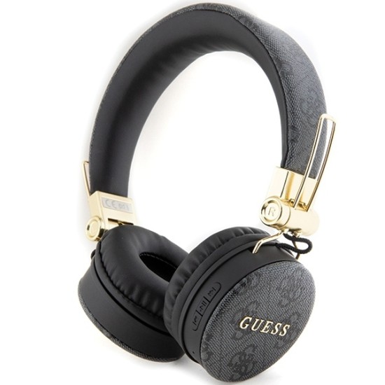 Guess 4G Metal Logo Ασύρματα / Ενσύρματα On Ear Ακουστικά με 6 ώρες Λειτουργίας και Quick Charge Μαύρα Guess 4G Metal Logo Ασύρματα / Ενσύρματα On Ear Ακουστικά με 6 ώρες Λειτουργίας και Quick Charge Μαύρα
