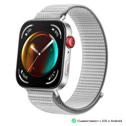 Huawei Watch Fit 3 Aluminium 43mm Αδιάβροχο με Παλμογράφο (Γκρι)