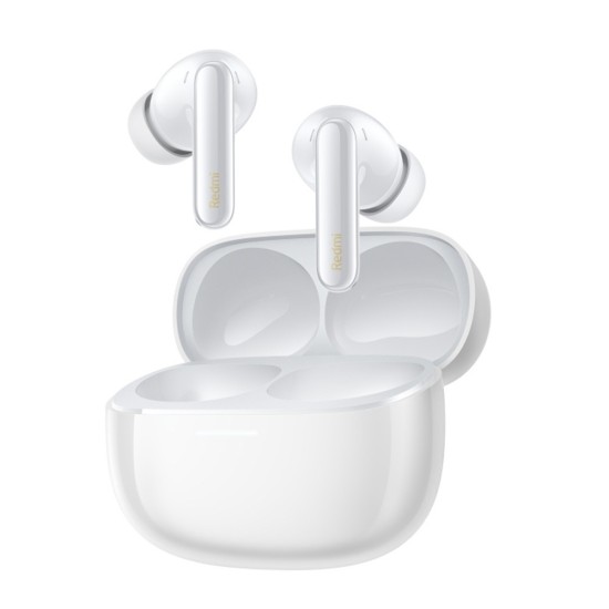 Xiaomi Redmi Buds 6 Pro Bluetooth Handsfree Ακουστικά με Αντοχή στον Ιδρώτα και Θήκη Φόρτισης Glacier White