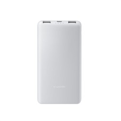 Xiaomi Lite Power Bank 10000mAh 22.5W με 2 Θύρες USB-A και Θύρα USB-C Λευκό