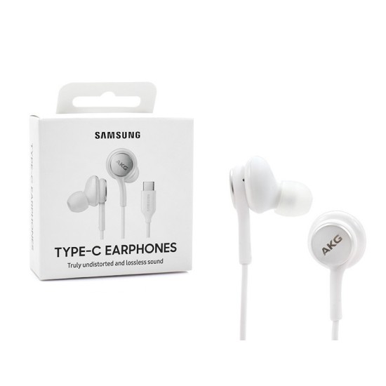 Samsung EO-IC100 Retail In-ear Handsfree Ακουστικά με Βύσμα USB-C Λευκό