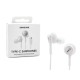 Samsung EO-IC100 Retail In-ear Handsfree Ακουστικά με Βύσμα USB-C Λευκό