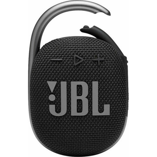 JBL Clip 4 Αδιάβροχο Ηχείο Bluetooth 5W με Διάρκεια Μπαταρίας έως 10 ώρες Μαύρο