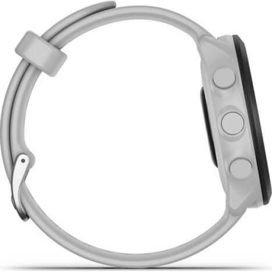 Garmin Forerunner 55 42mm Αδιάβροχο Smartwatch με Παλμογράφο (White)