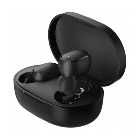 Xiaomi Redmi Buds Essential Bluetooth Handsfree Ακουστικά με Αντοχή στον Ιδρώτα και Θήκη Φόρτισης Μαύρα