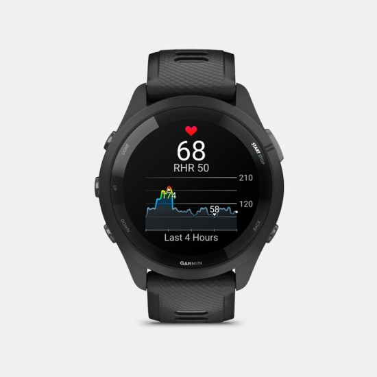 Garmin Forerunner 265 46mm Αδιάβροχο Smartwatch με Παλμογράφο (Black/Powder Gray) Garmin Forerunner 265 46mm Αδιάβροχο Smartwatch με Παλμογράφο (Black/Powder Gray)