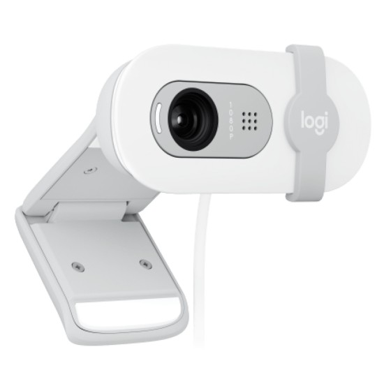 Logitech Brio 100 Web Camera Full HD 1080p Λευκή 960-001617