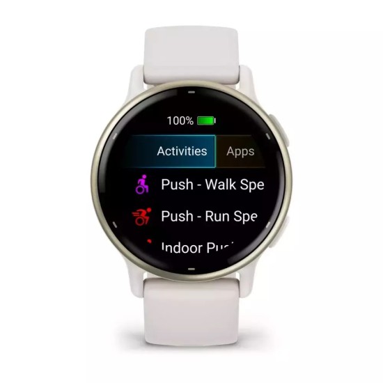 Garmin Vivoactive 5 Aluminium 42mm Αδιάβροχο Smartwatch με Παλμογράφο (Ivory) Garmin Vivoactive 5 Aluminium 42mm Αδιάβροχο Smartwatch με Παλμογράφο (Ivory)