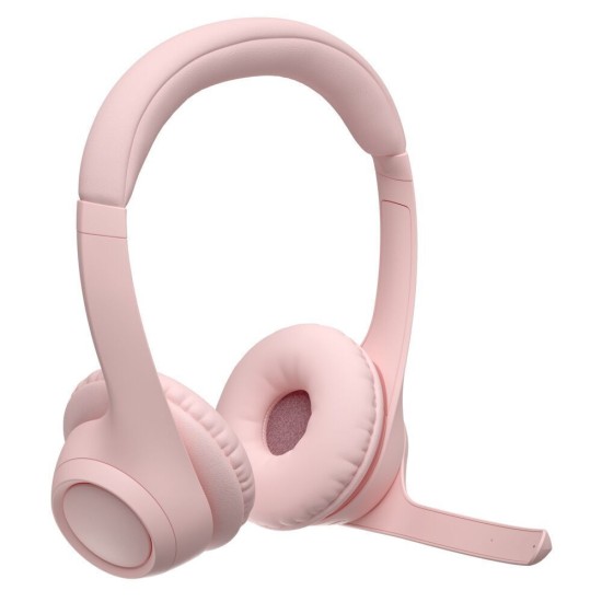 Logitech Zone Ασύρματα On Ear Multimedia Ακουστικά με μικρόφωνο και σύνδεση USB-C / Bluetooth σε Ροζ χρώμα Logitech Zone Ασύρματα On Ear Multimedia Ακουστικά με μικρόφωνο και σύνδεση USB-C / Bluetooth σε Ροζ χρώμα