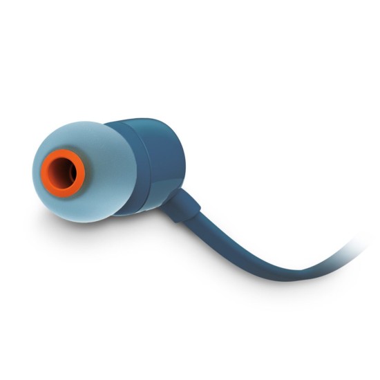 JBL T110 In-ear Handsfree Ακουστικά με Βύσμα 3.5mm Μπλε