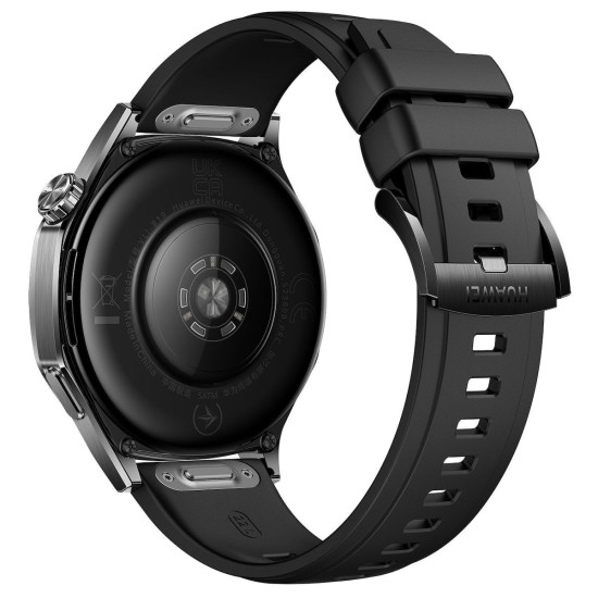 Huawei Watch GT 5 Stainless Steel 46mm Αδιάβροχο με Παλμογράφο (Μαύρο)