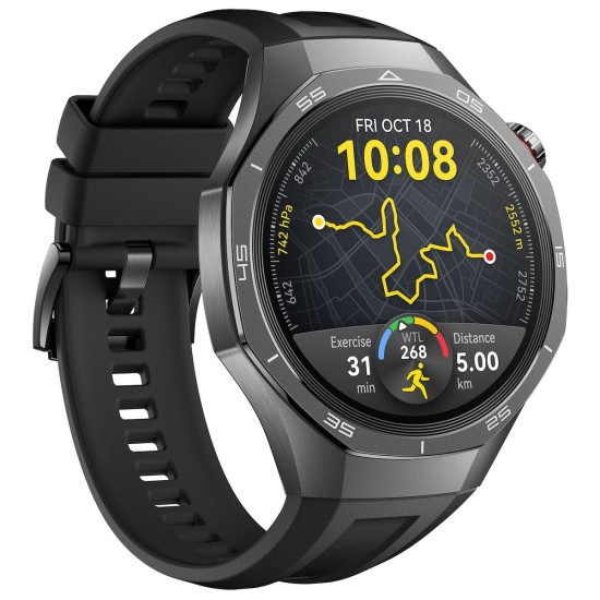 Huawei Watch GT 5 Pro Titanium 46mm Αδιάβροχο με Παλμογράφο (Μαύρο) Huawei Watch GT 5 Pro Titanium 46mm Αδιάβροχο με Παλμογράφο (Μαύρο)