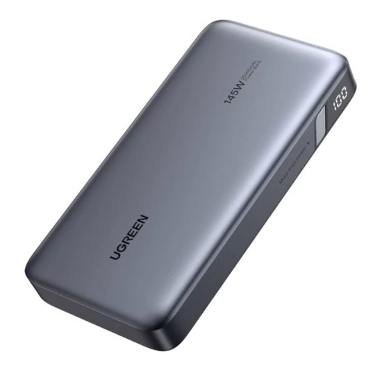 Ugreen PB205 Power Bank 25000mAh 145W με Θύρα USB-A και 2 Θύρες USB-C Power Delivery / Quick Charge 3.0 Γκρι
