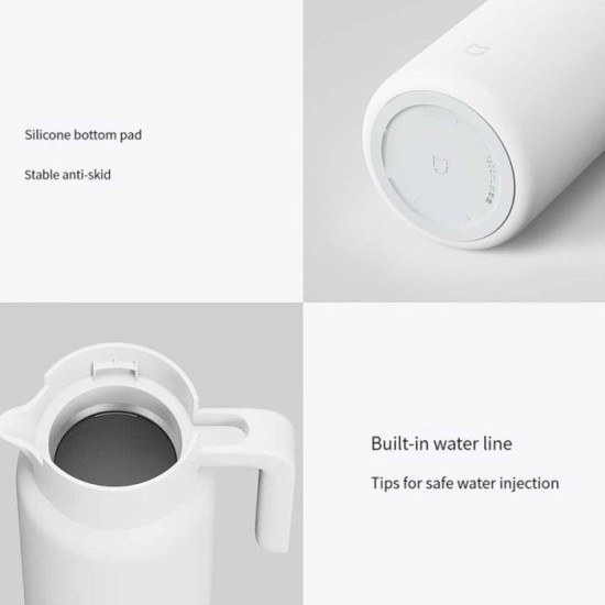Xiaomi Μπουκάλι Θερμός Ανοξείδωτο 1.8lt Λευκό με Λαβή BHR9049GL