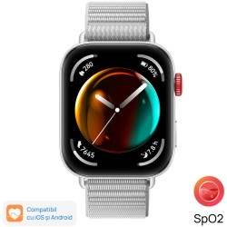 Huawei Watch Fit 3 Aluminium 43mm Αδιάβροχο με Παλμογράφο (Γκρι)
