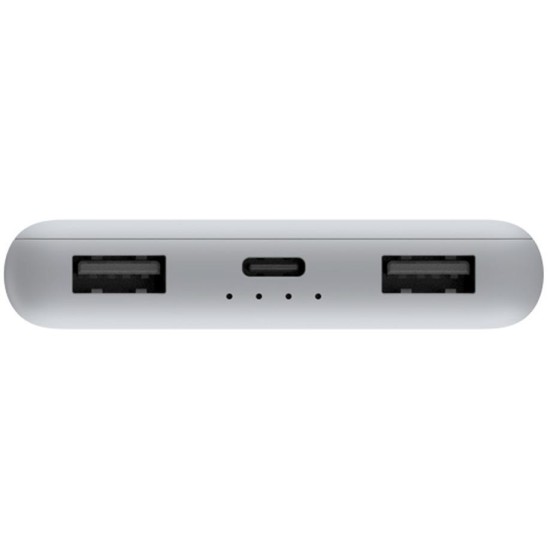 Xiaomi Lite Power Bank 10000mAh 22.5W με 2 Θύρες USB-A και Θύρα USB-C Λευκό