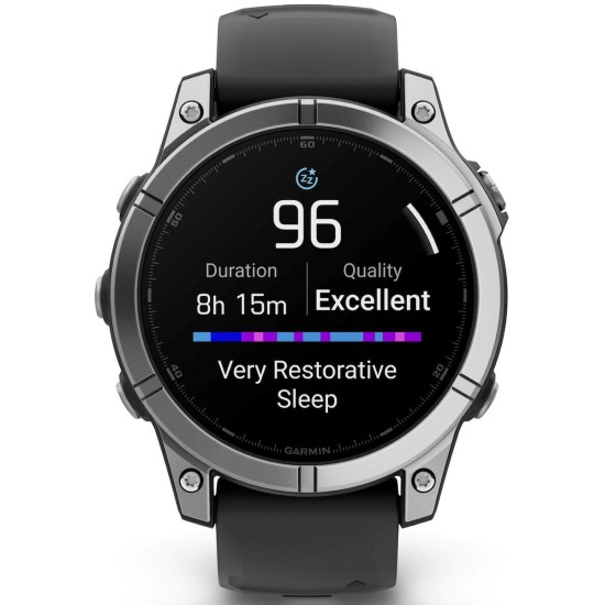 Garmin Fenix E Stainless Steel 47mm Αδιάβροχο Smartwatch με Παλμογράφο (Μαύρο) Garmin Fenix E Stainless Steel 47mm Αδιάβροχο Smartwatch με Παλμογράφο (Μαύρο)