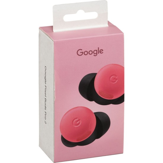 Google Pixel Buds Pro 2 Bluetooth Handsfree Ακουστικά με Αντοχή στον Ιδρώτα και Θήκη Φόρτισης Peony