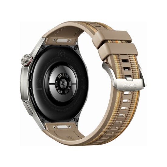 Huawei Watch GT 6 Pro Titanium 46mm Αδιάβροχο με Παλμογράφο (Brown Woven)