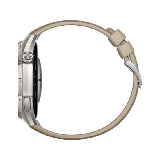 Huawei Watch GT 6 Pro Titanium 46mm Αδιάβροχο με Παλμογράφο (Brown Woven)