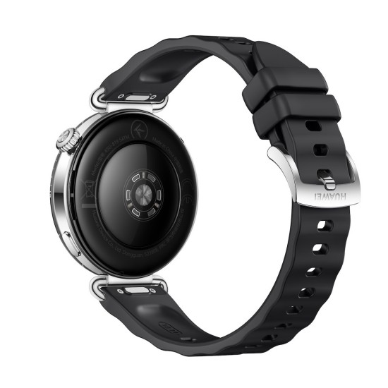 Huawei Watch GT 6 Stainless Steel 41mm Αδιάβροχο με Παλμογράφο (Black)