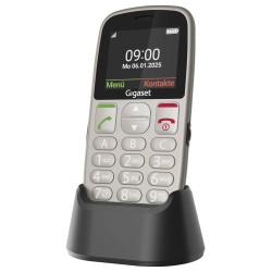 Gigaset GL395 Dual SIM Κινητό με Μεγάλα Κουμπιά Ασημί Gigaset GL395 Dual SIM Κινητό με Μεγάλα Κουμπιά Ασημί