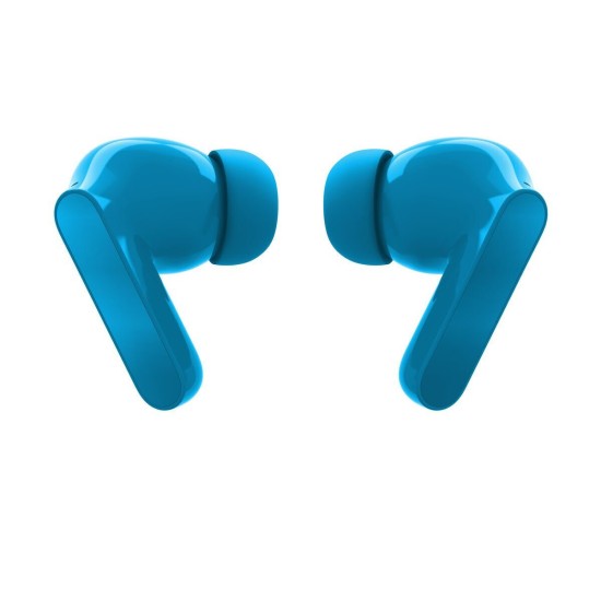 Motorola Moto Buds BASS Bluetooth Handsfree Ακουστικά με Αντοχή στον Ιδρώτα και Θήκη Φόρτισης Pantone Blue Jewel