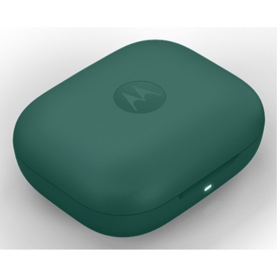 Motorola Moto Buds BASS Bluetooth Handsfree Ακουστικά με Αντοχή στον Ιδρώτα και Θήκη Φόρτισης Pantone Posy Green